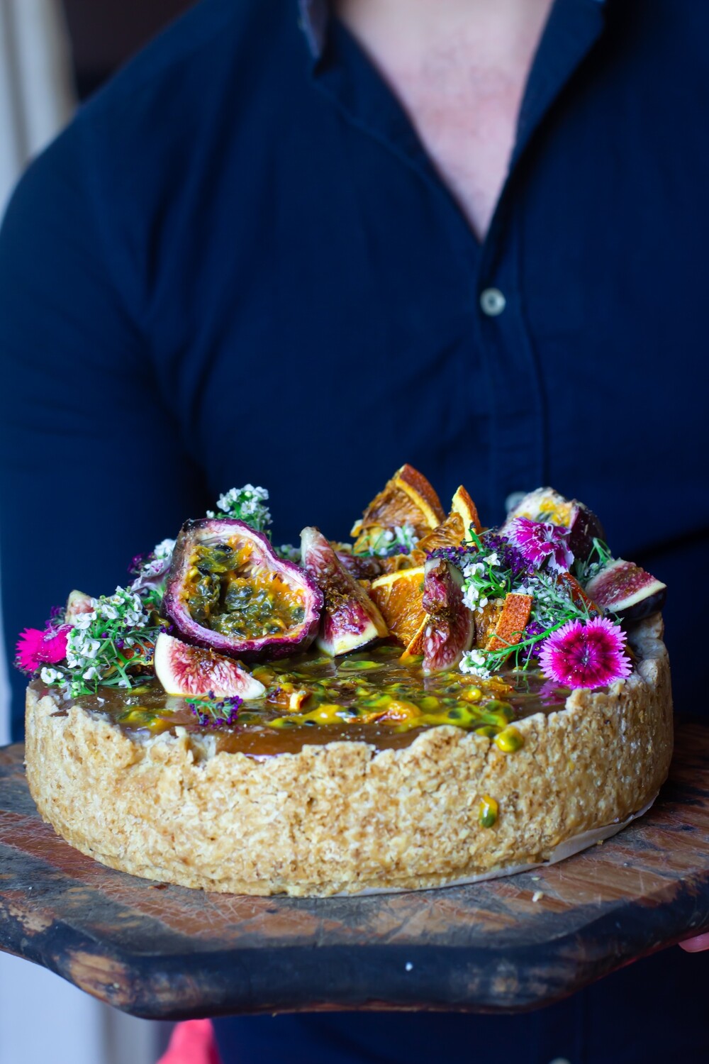 Baked Salted Caramel Cheesecake