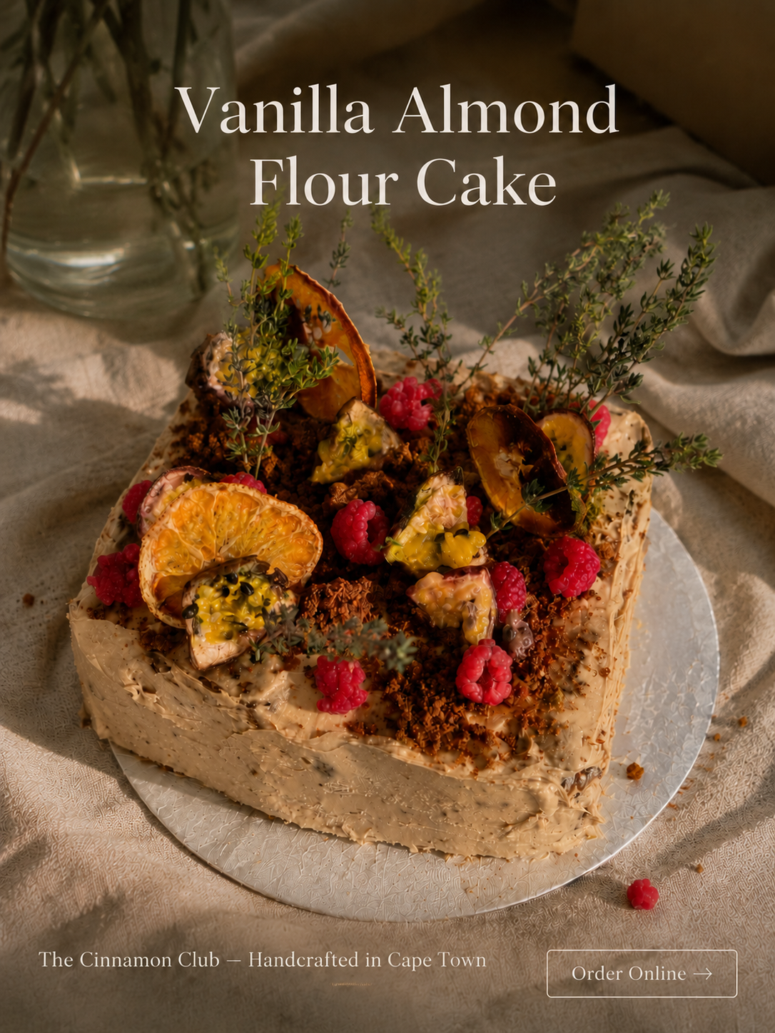 Vanilla Almond Loaf Cake