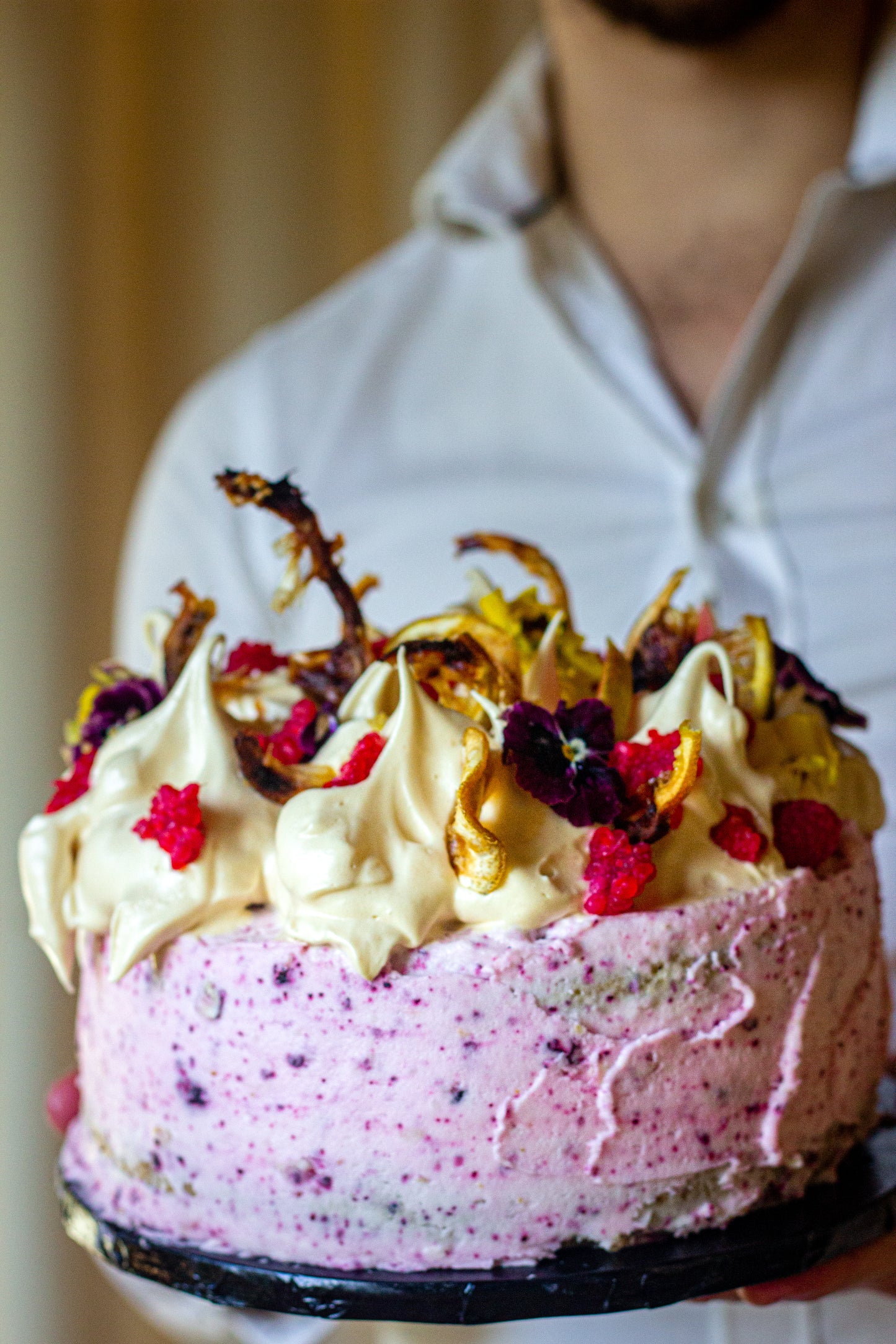 Lemon + Blueberry Cake