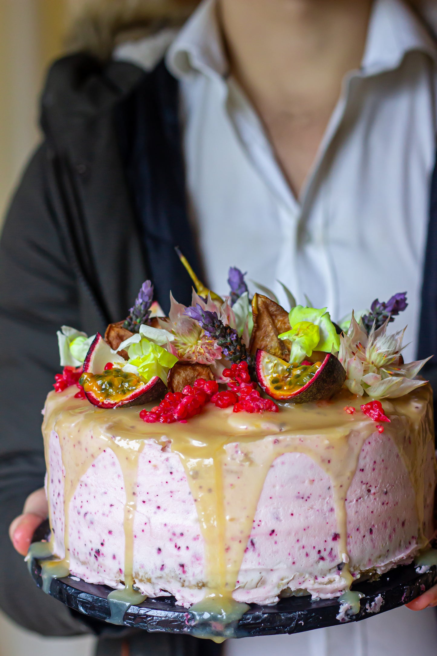Lemon + Blueberry Cake