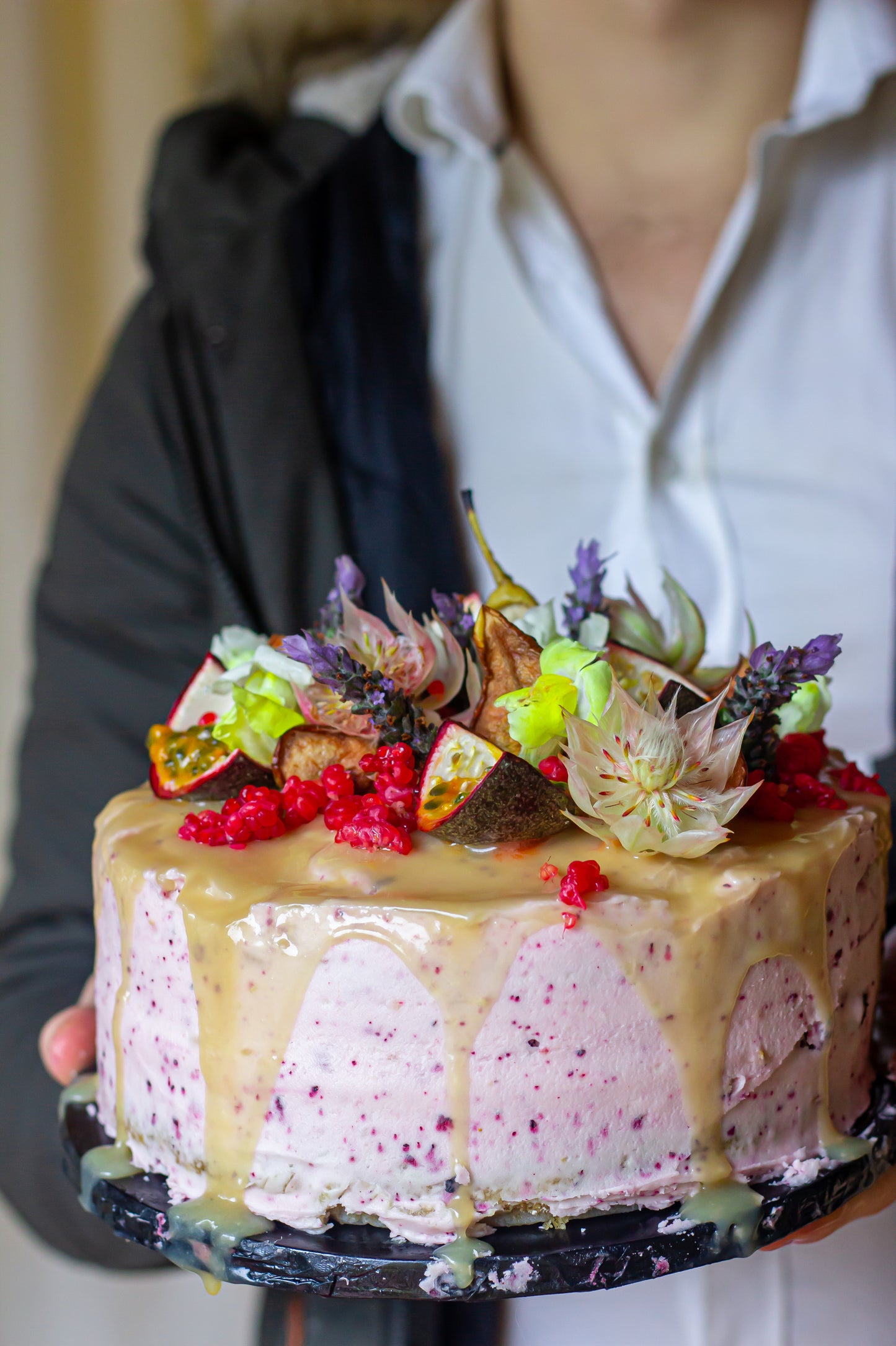 Lemon + Blueberry Cake