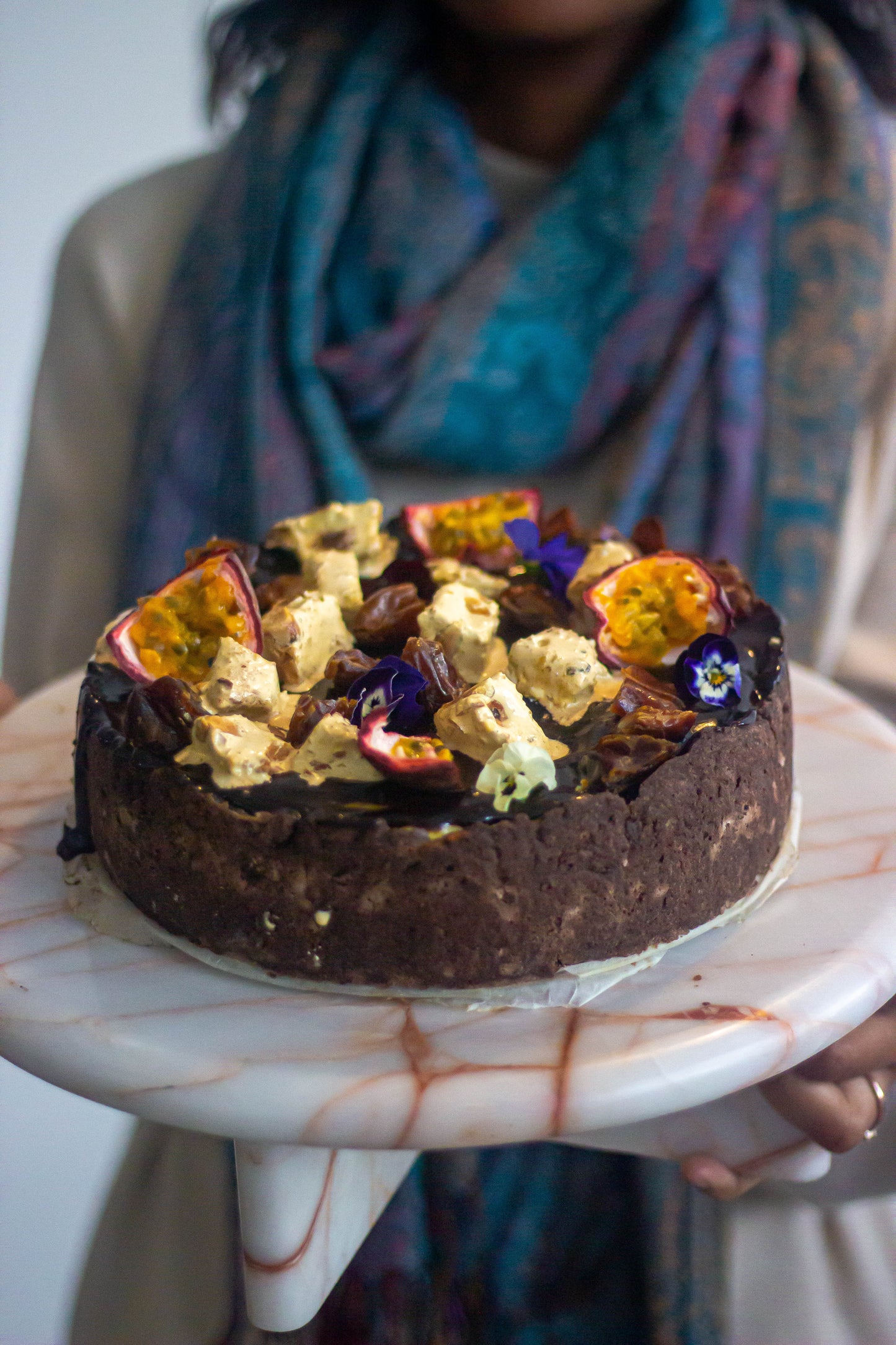 Almond + Nougat Cheesecake