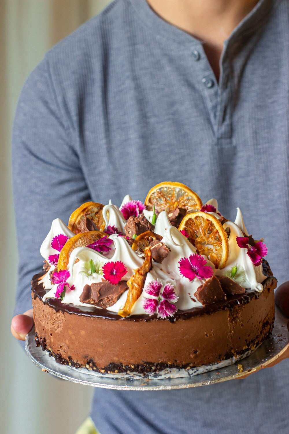 Vegan Mocha Cheesecake