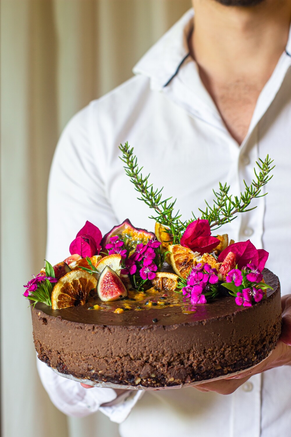 Vegan Mocha Cheesecake