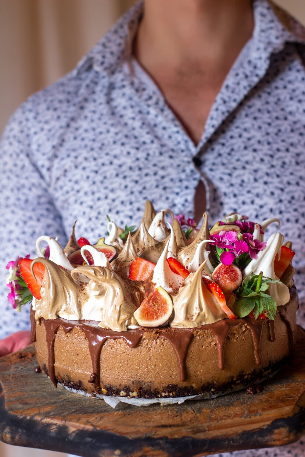 Vegan Mocha Cheesecake