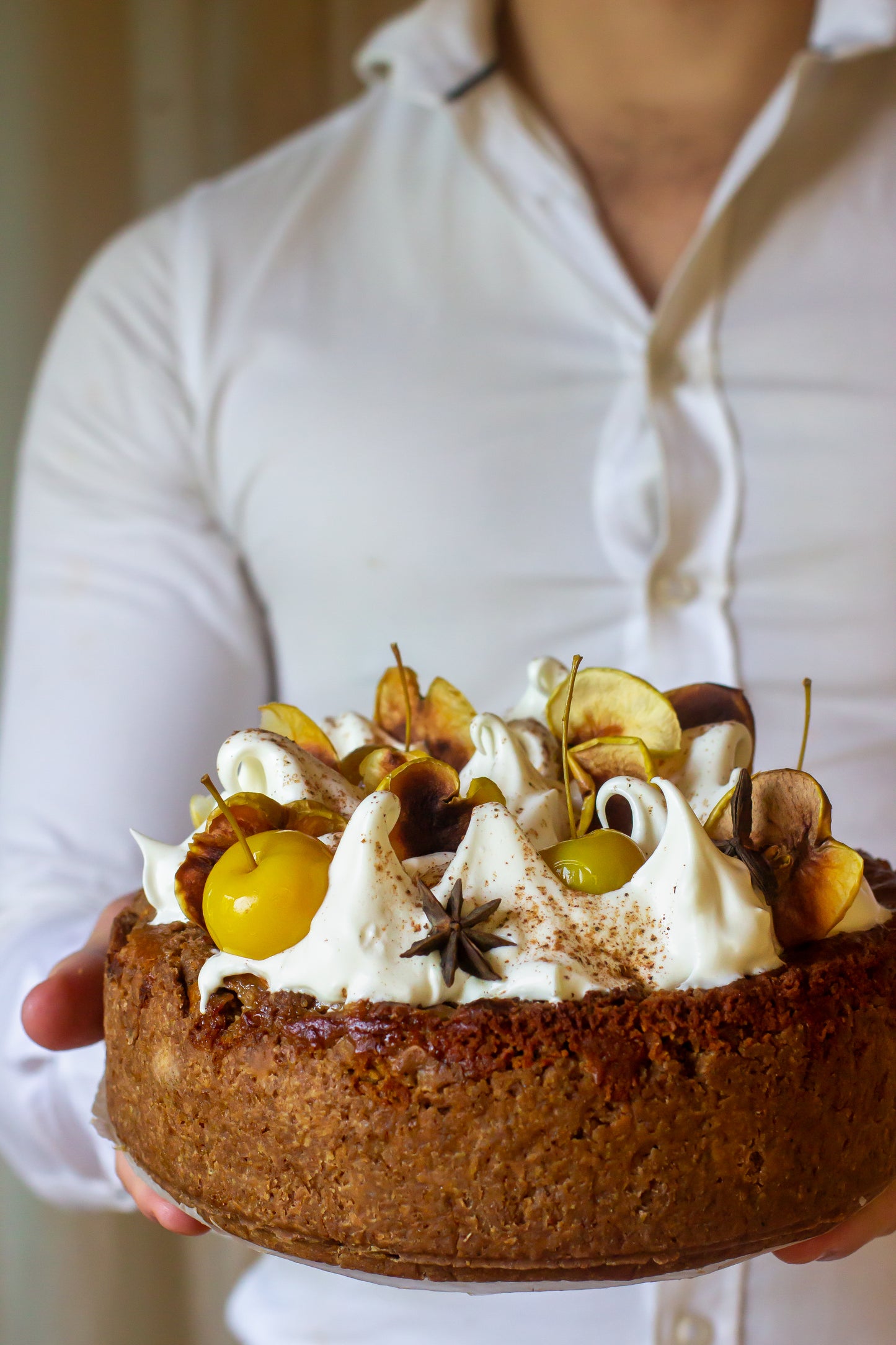 Apple Crumble Cheesecake
