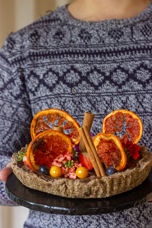 Citrus + Honey Cheesecake