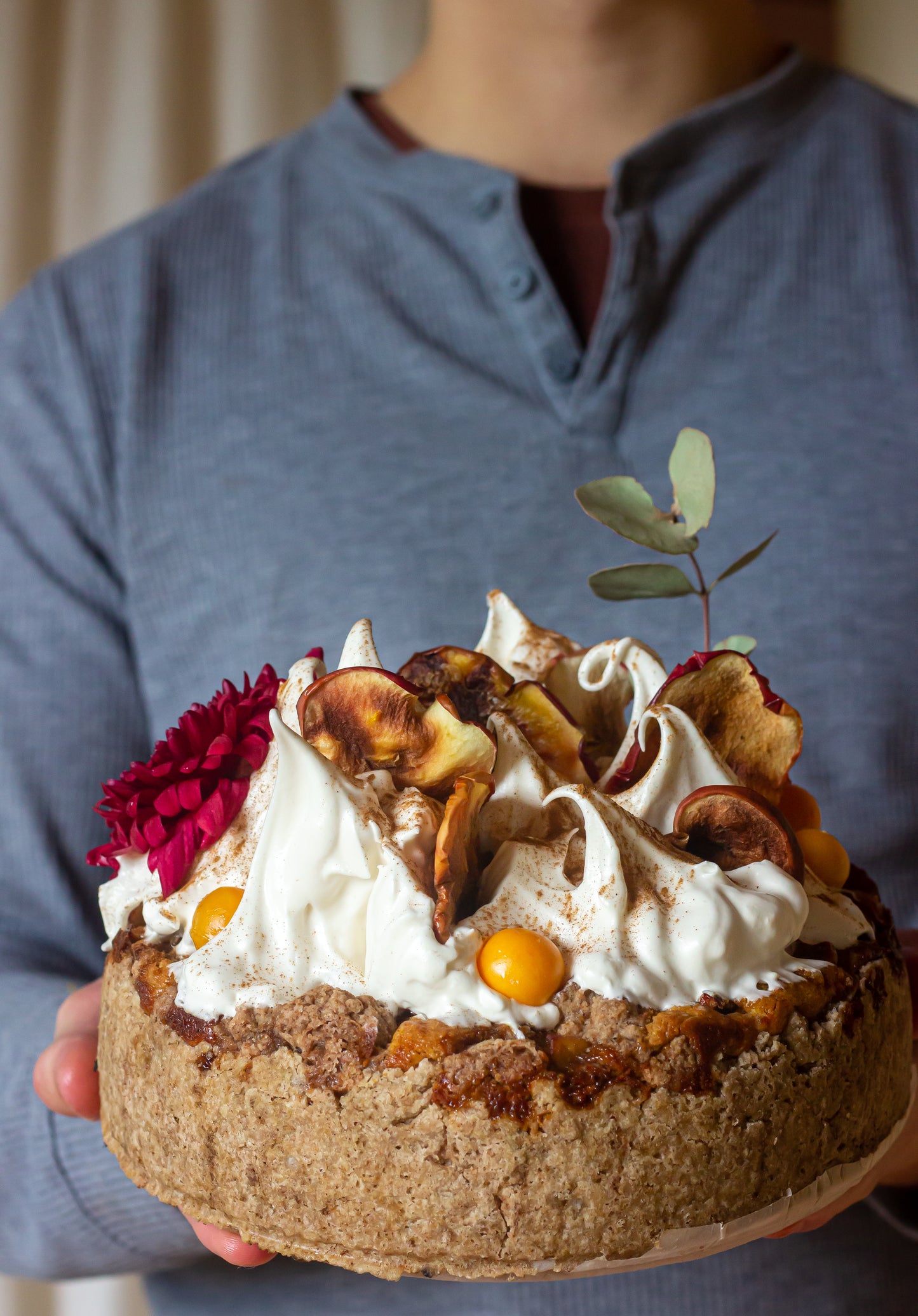 Apple Crumble Cheesecake