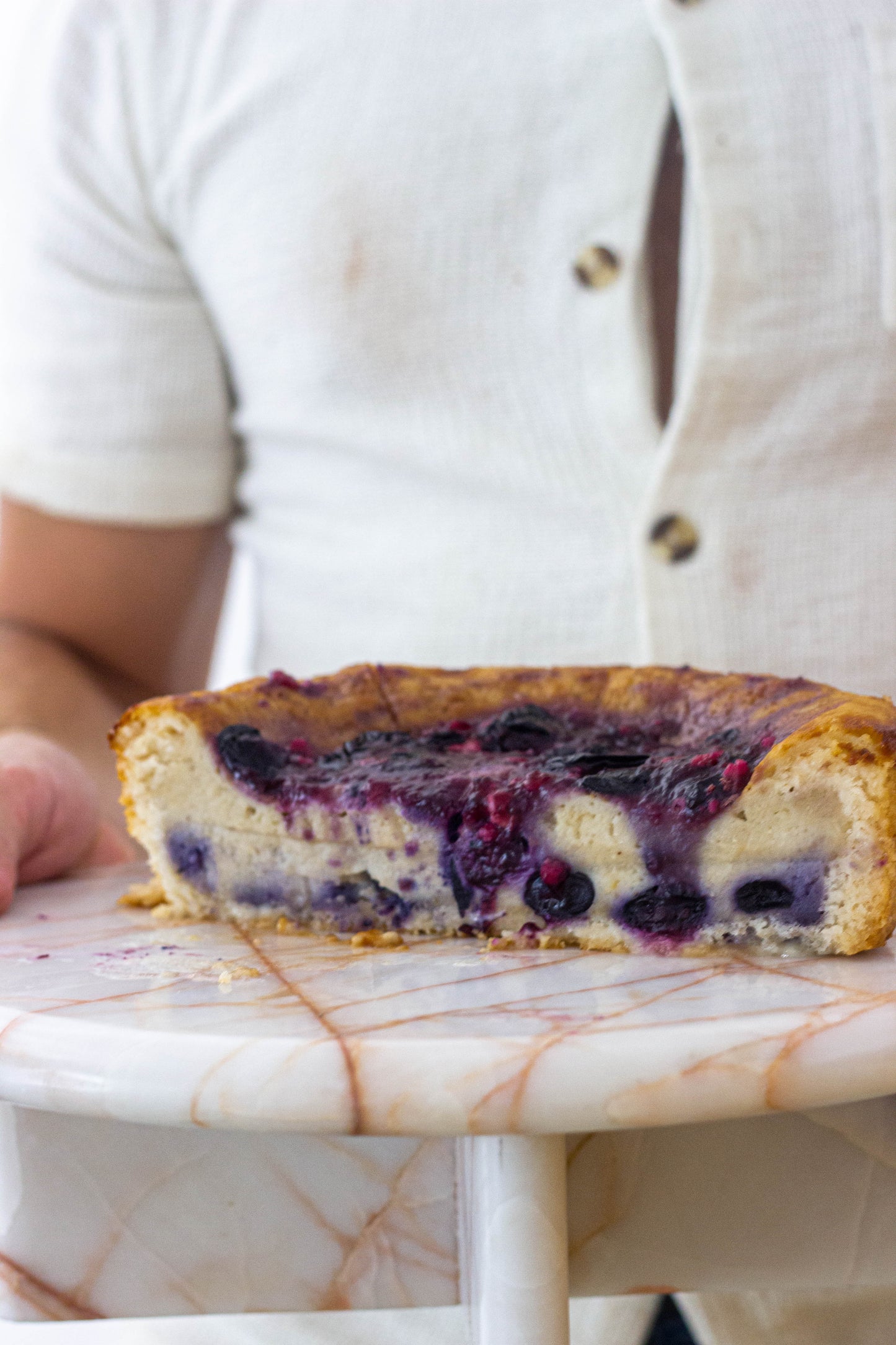 Vegan Blueberry Cheesecake