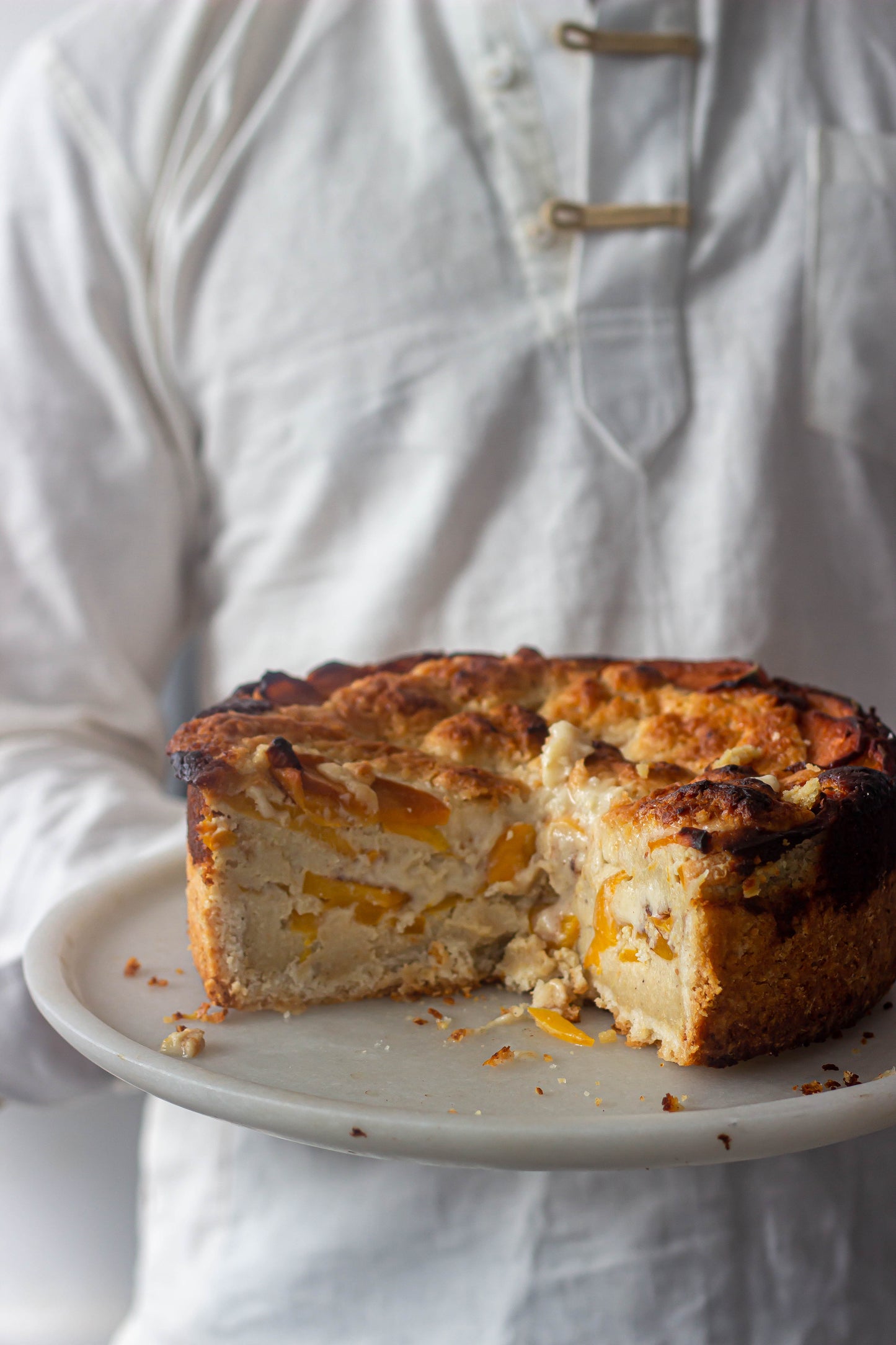 Peach Cobbler Cheesecake