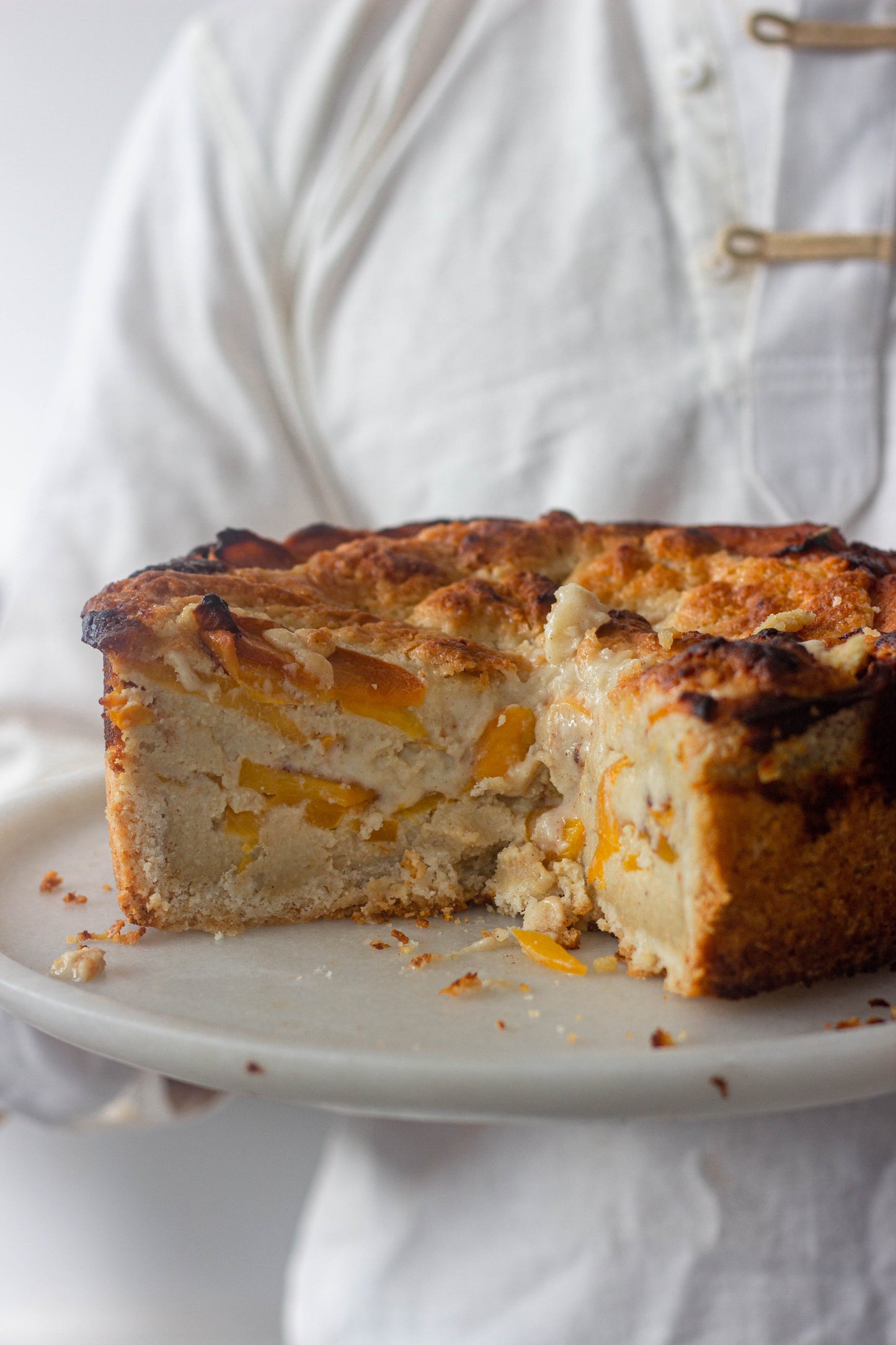 Peach Cobbler Cheesecake