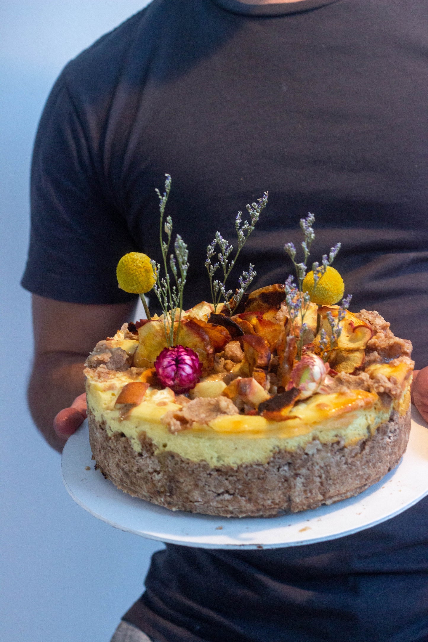 Apple Crumble Cheesecake