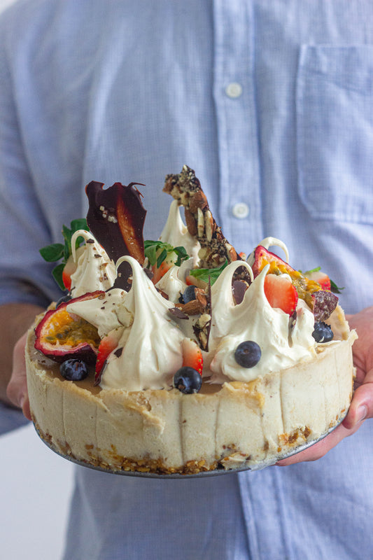 Raw Salted Caramel Cheesecake (Vegan)