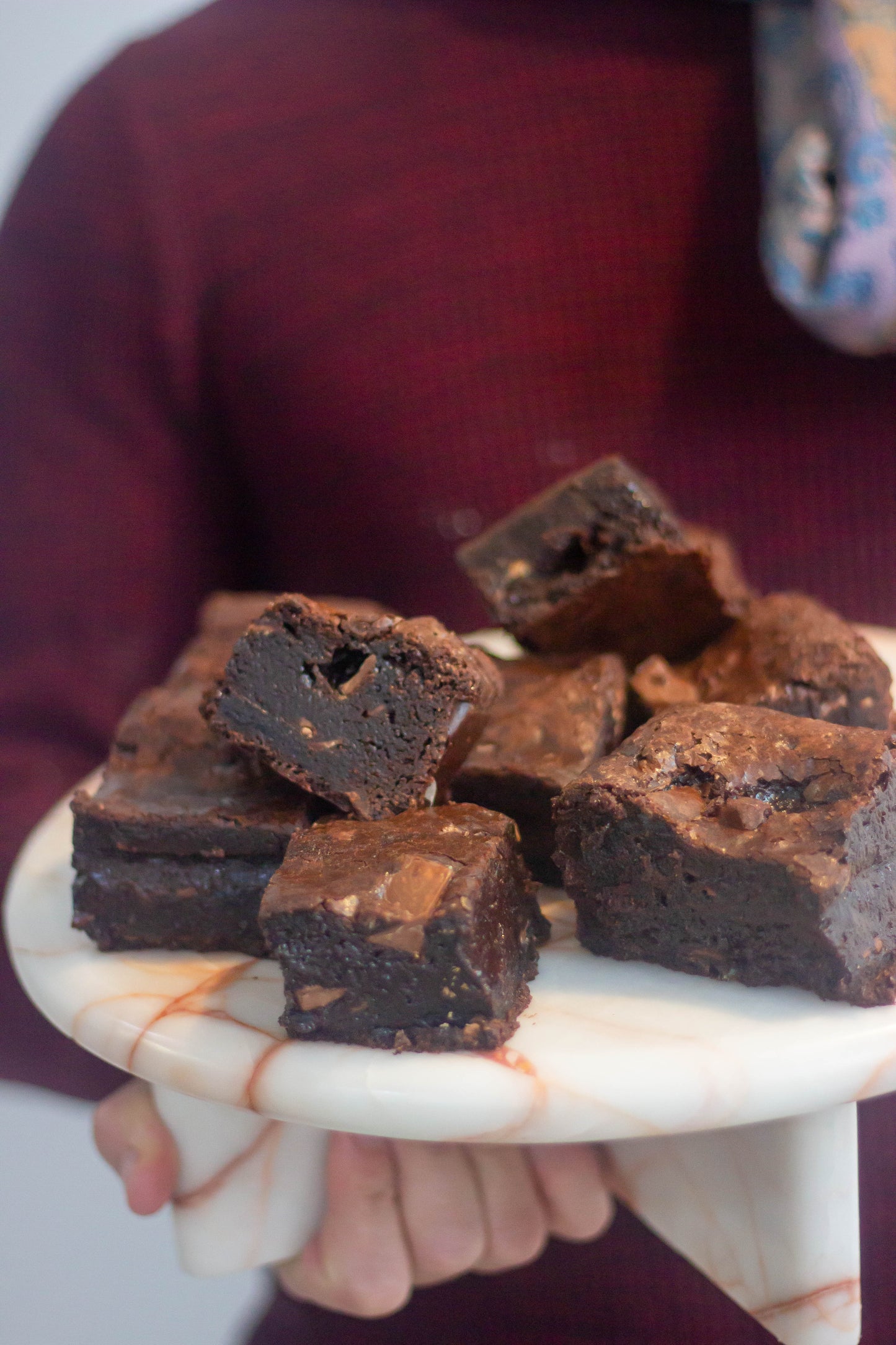 Peppermint Crisp Brownies