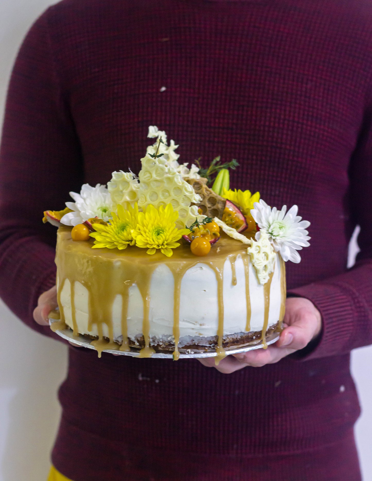 White Chocolate, Orange + Cardamom Cake